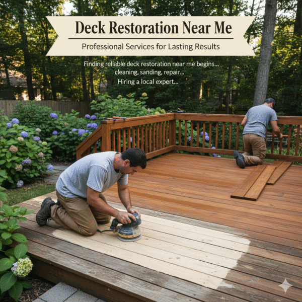 Deck Restoration Near Me Professional Services for Lasting Results