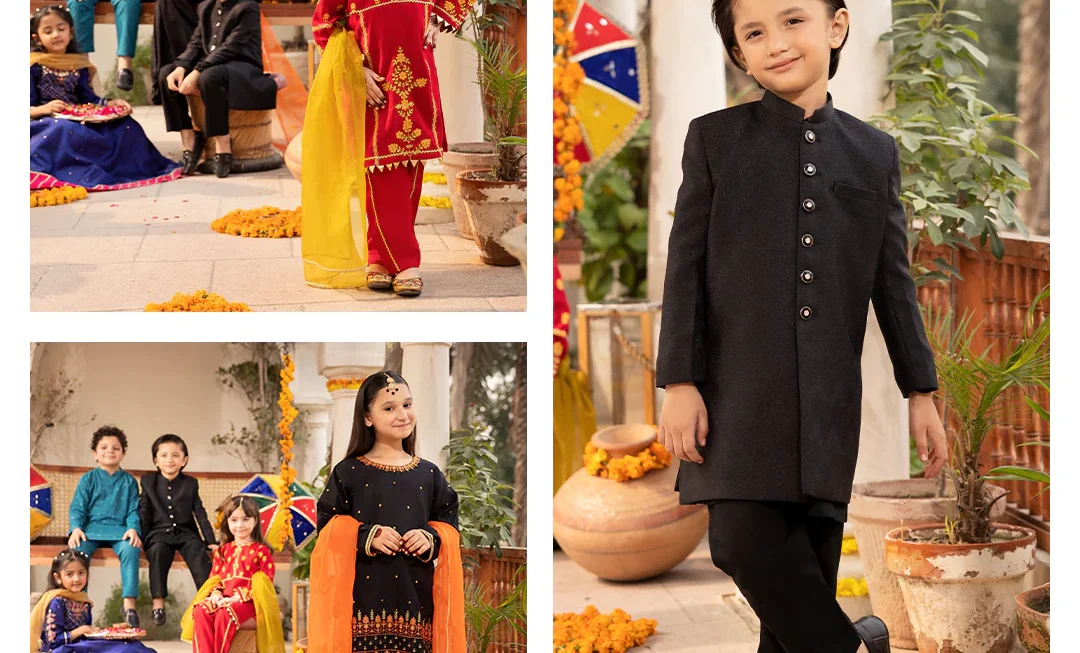 Festive & Party Wear Pakistani Clothes for Kids
