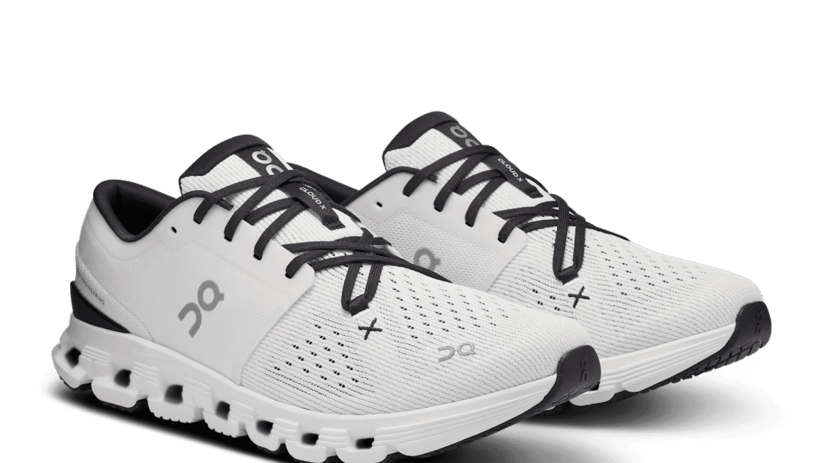 On Cloud X 4 Tenis en Color Marfil