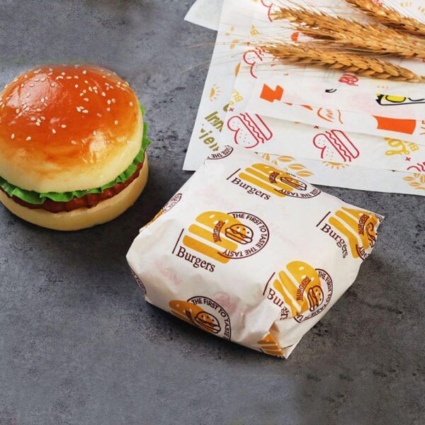Custom Burger Paper: Boost Your Brand with Printed Wraps